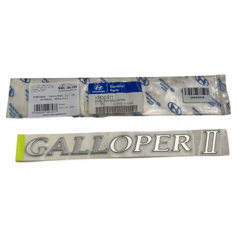 Emblema Galloper II Oe Hyundai HR630511