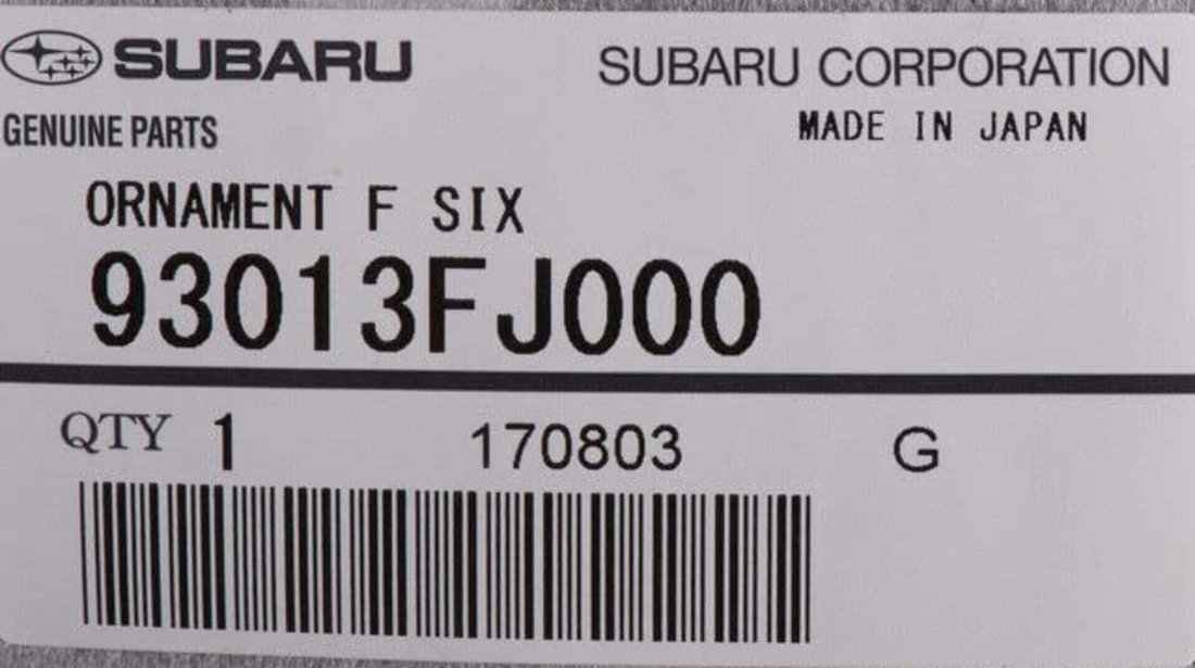 Emblema Grila Radiator Fata Oe Subaru Impreza 2012-2014 93013FJ000