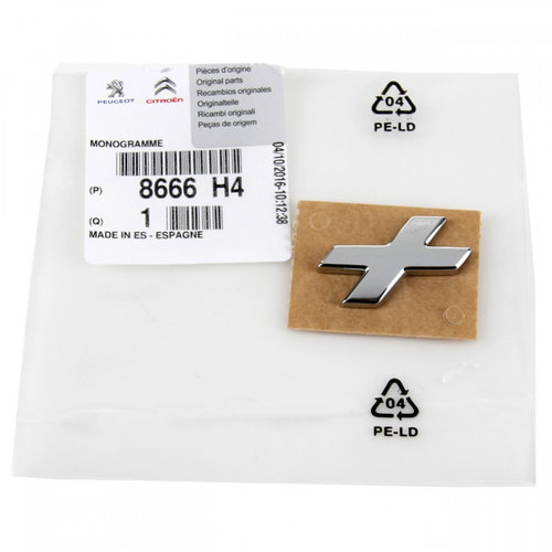 Emblema Haion 206+ Oe Peugeot 206+ 2009-2013 8666.H4