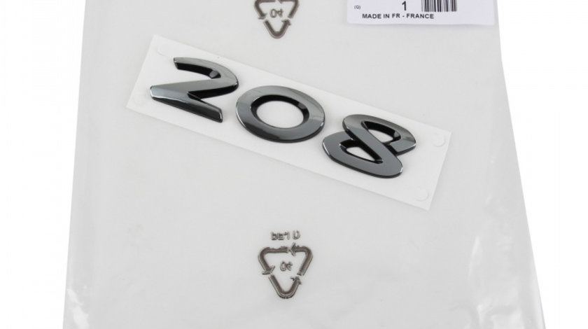 Emblema Haion 208 Oe Peugeot 208 1 2012→ 98064511VD