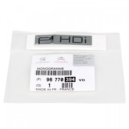 Emblema Haion e HDi Oe Peugeot 208 2012→ 96770394VD