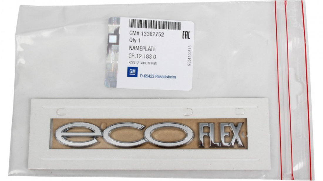 Emblema Haion ECOflex Oe Opel Astra H 2004-2014 13362752