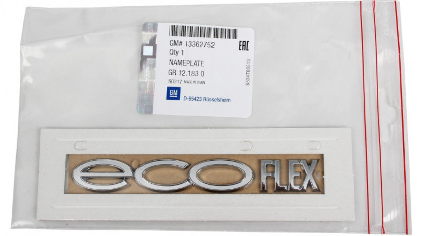 Emblema Haion ECOflex Oe Opel Corsa E 2014→ 13362752