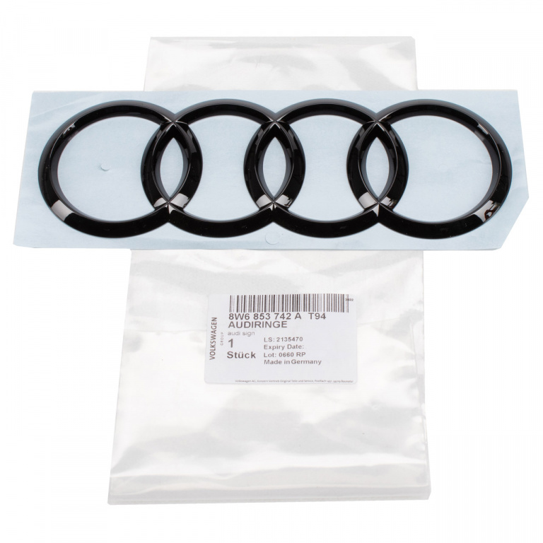 Emblema Haion Oe Audi Negru 8W6853742AT94