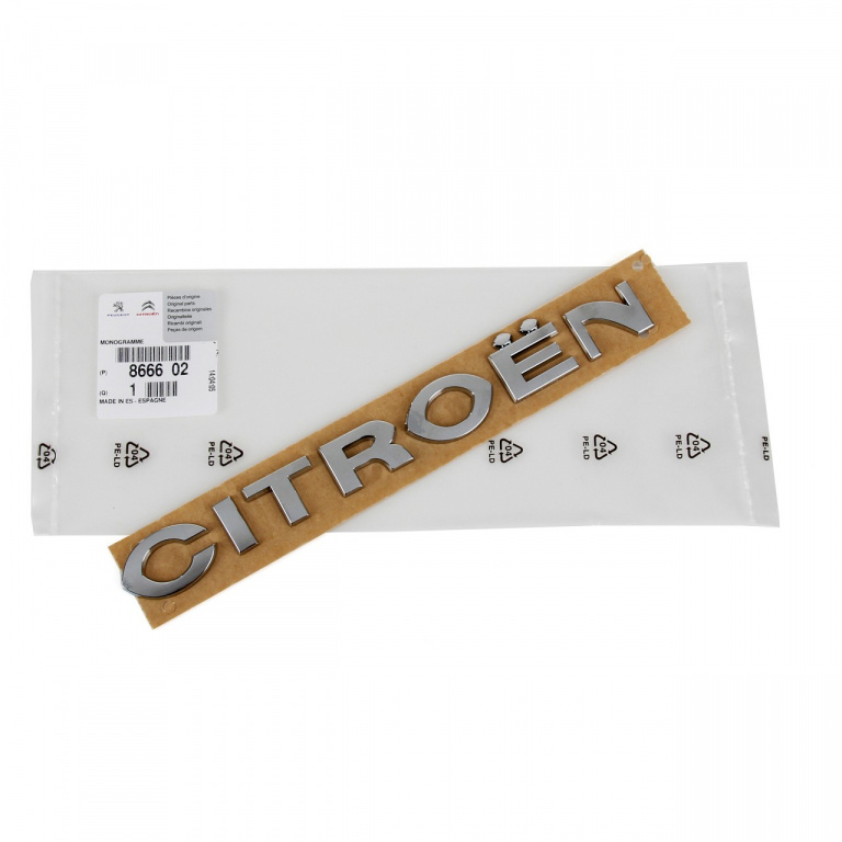 Emblema Haion Oe Citroen Berlingo 2 2008→ 8666.02