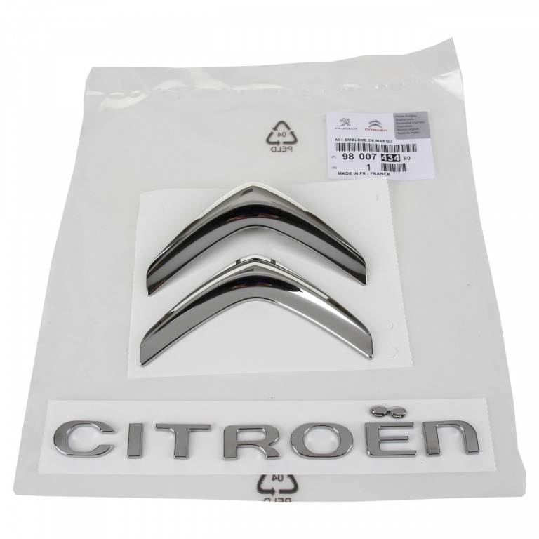 Emblema Haion Oe Citroen C3 2 2009→ 9800743480