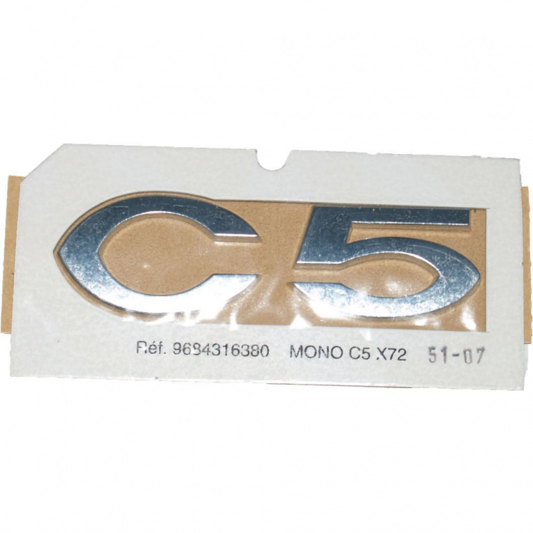 Emblema Haion Oe Citroen C5 3 2008→ 8665YW