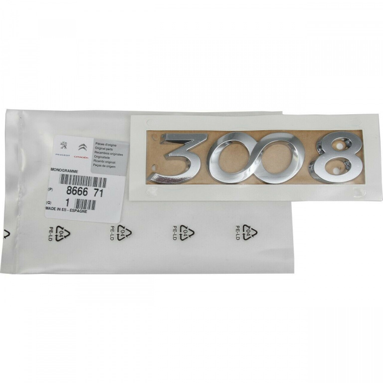 Emblema Haion Oe Peugeot 3008 2009-2017 8666.71