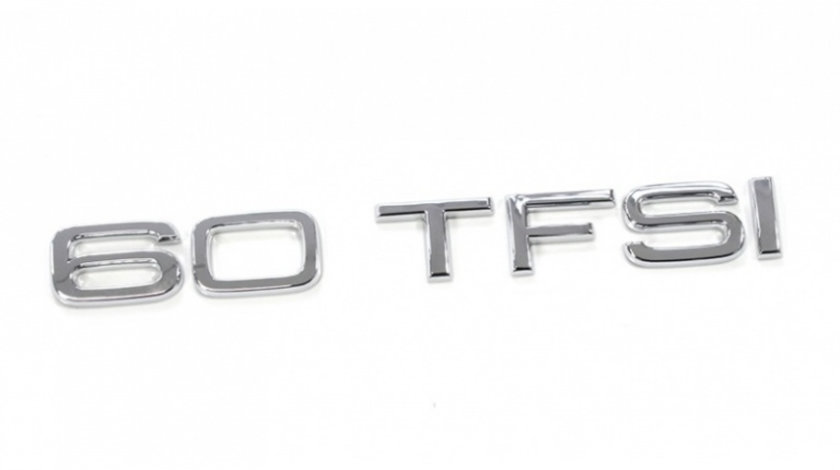 Emblema Haion Spate Oe Audi 60 TFSI Crom 4N0853744C2ZZ