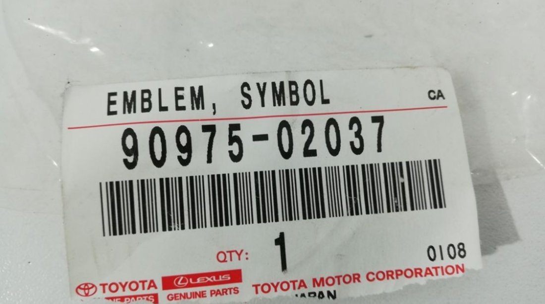 Emblema haion Toyota Avensis An 2009 2010 2011 2012 2013 2014 2015 cod 90975-02037