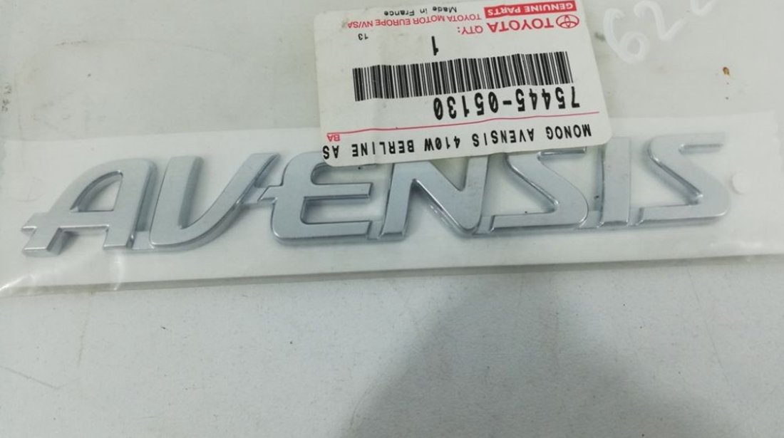 Emblema haion Toyota Avensis An 2009 2010 2011 2012 2013 2014 2015 cod 75445-05130