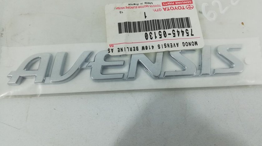 Emblema haion Toyota Avensis An 2009 2010 2011 2012 2013 2014 2015 cod 75445-05130