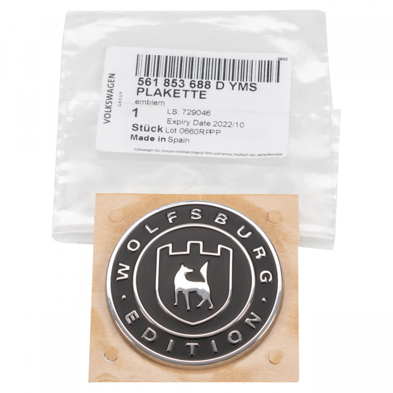 Emblema Haion Wolfsburg Oe Volkswagen 561853688DYMS