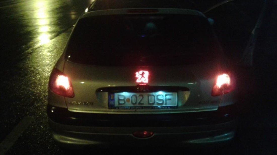 Emblema led portbagaj Peugeot 206/207