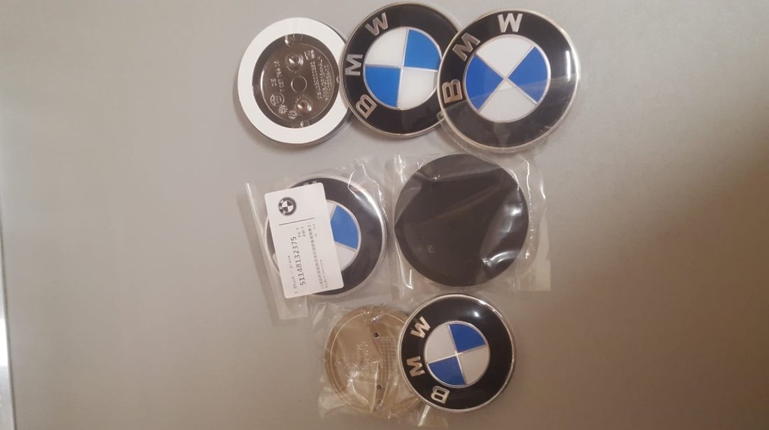 Emblema, logo, sigla BMW pentru capota si portbagaj