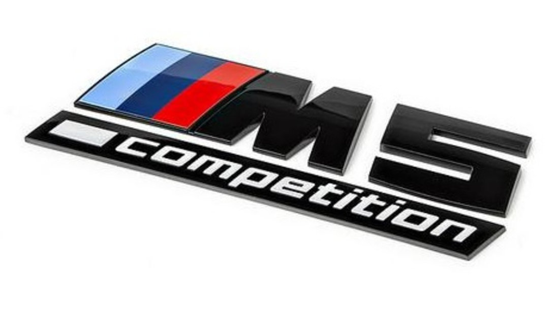 Emblema M5 Competition Negru Oe Bmw Seria 5 F10 2009-2016 51148078714