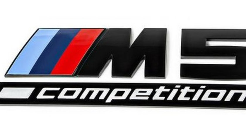 Emblema M5 Competition Negru Oe Bmw Seria 5 F10 2009-2016 51148078714