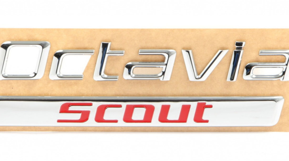 Emblema Octavia Scout Oe Skoda Octavia 2 2004-2013 1Z9853687A1HC