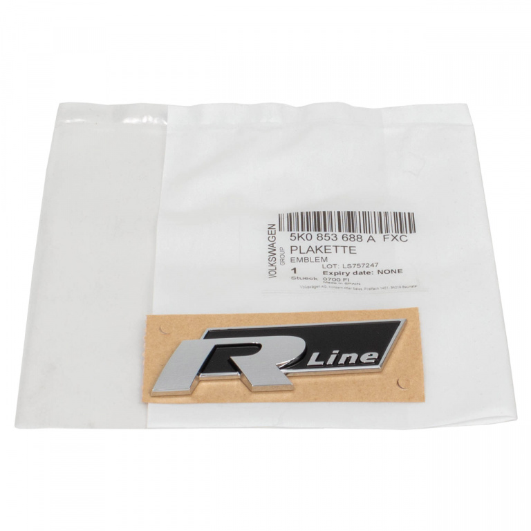 Emblema Oe Volkswagen Up 2012→ R-Line 5K0853688AFXC