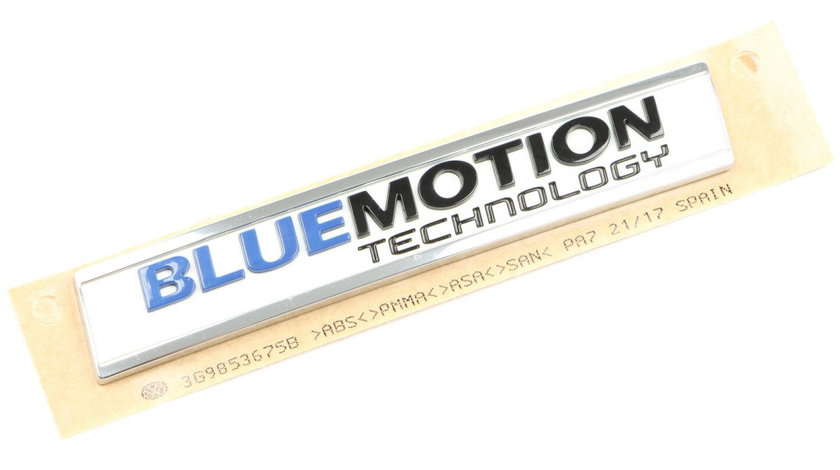 Emblema Portbagaj Spate Blue Motion Technology Oe Volkswagen Passat B8 2014→ 3G9853675BCWB