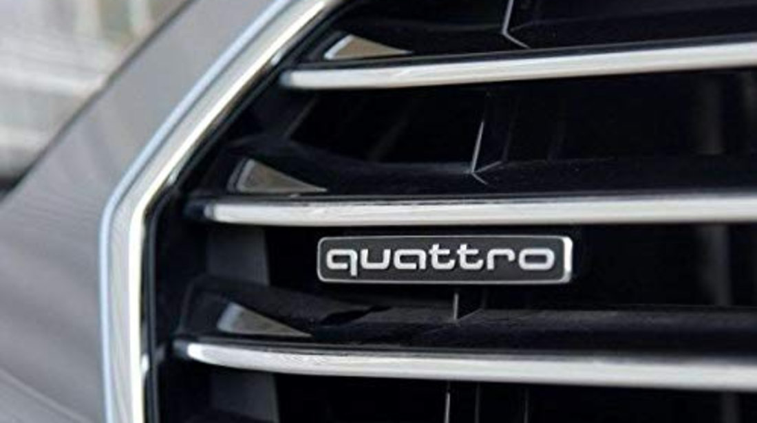 Emblema Quattro Grila Radiator Fata Oe Audi A6 C7 2010→ 4G0853736F2ZZ