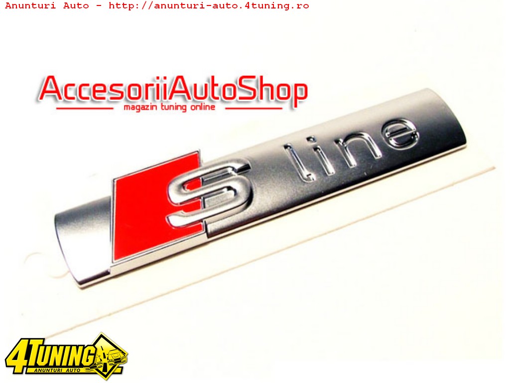 Emblema S line Audi A3 A4 A5 A6 A7 A8 et