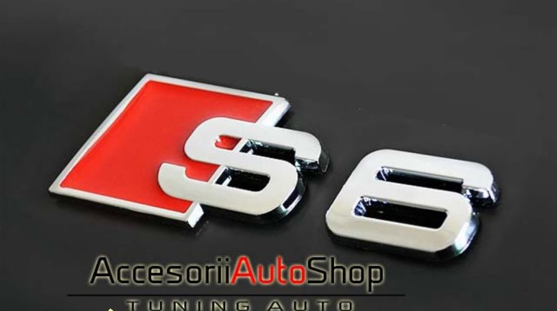 Emblema S6 portbagaj AUDI A6