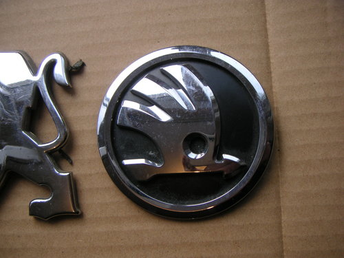 Emblema sigla spate Skoda Octavia 3, Skoda Rapid, Superb, Yeti 2014- cod 5JA853621