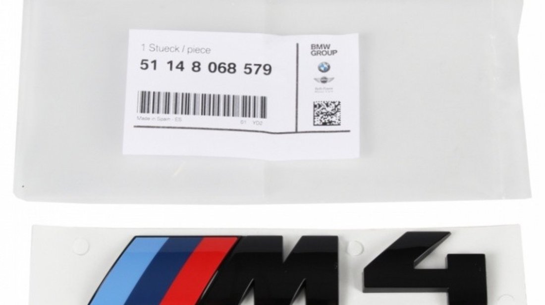 Emblema Spate Oe Bmw M4 Negru 51148068579