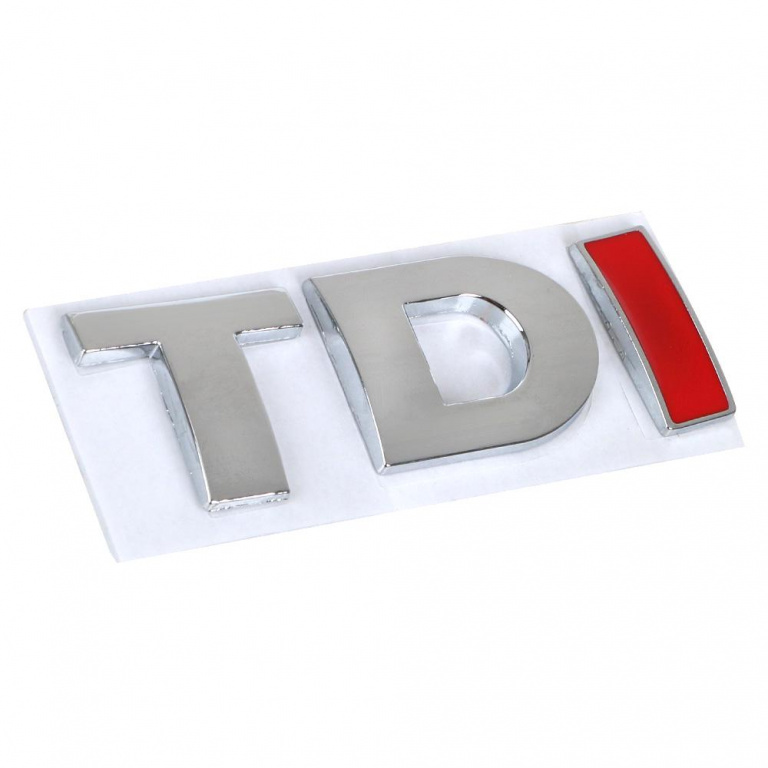 Emblema Sticker TDI Cu I Rosu EM 125-2