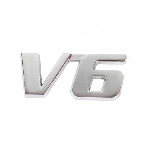 Emblema V6 Crom
