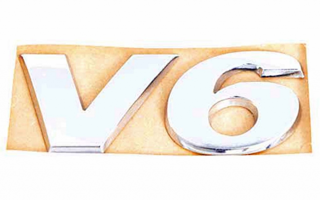 Emblema V6 Spate Oe Volkswagen Polo 5 6R 2014-2017 6C0853675JCWB