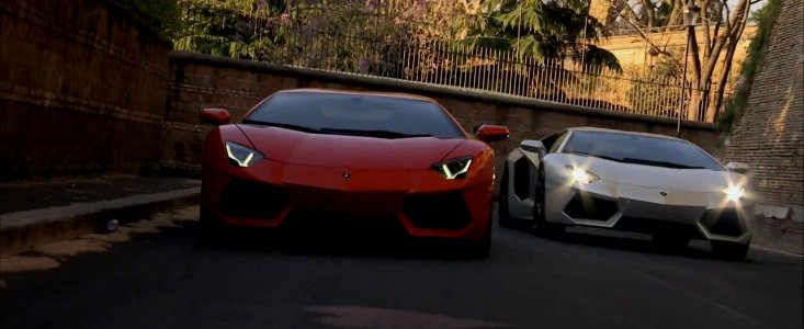 Epic Video: Doua Lamborghini Aventador pleaca in cucerirea fascinantei Rome