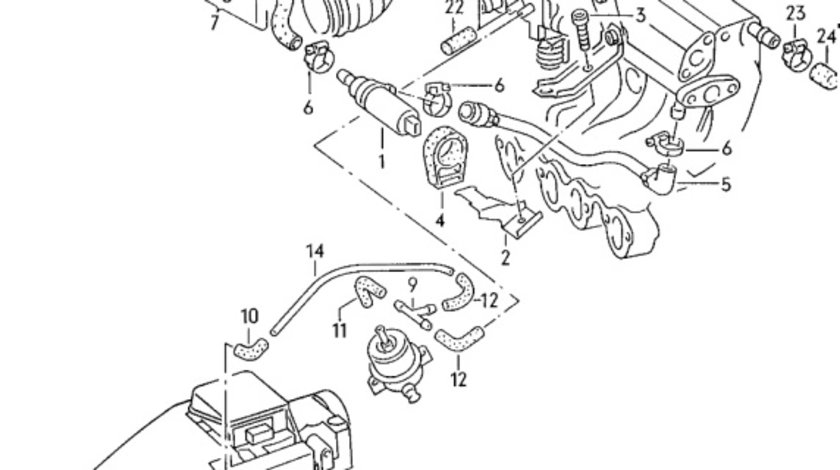 Epurator Volkswagen Golf 3 (1H) Break 1996 1997 1.9 TDI OEM 049133517