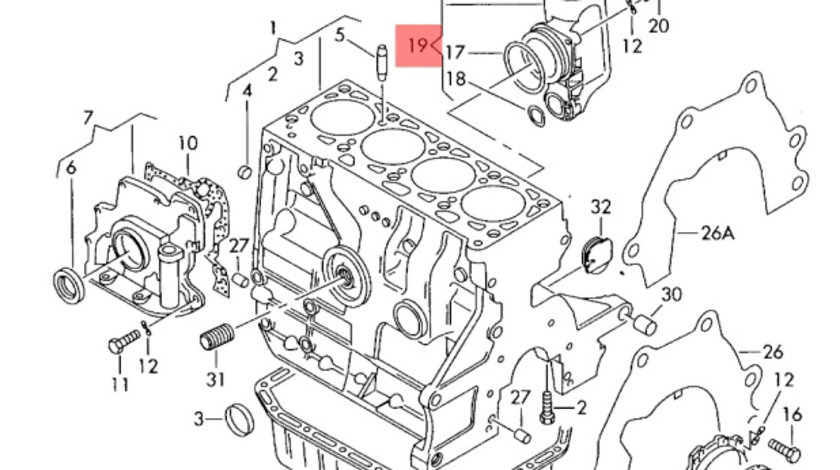 Epurator Volkswagen Golf 6 (5K) Hatchback 2010 1.4 16V OEM 036103464AH