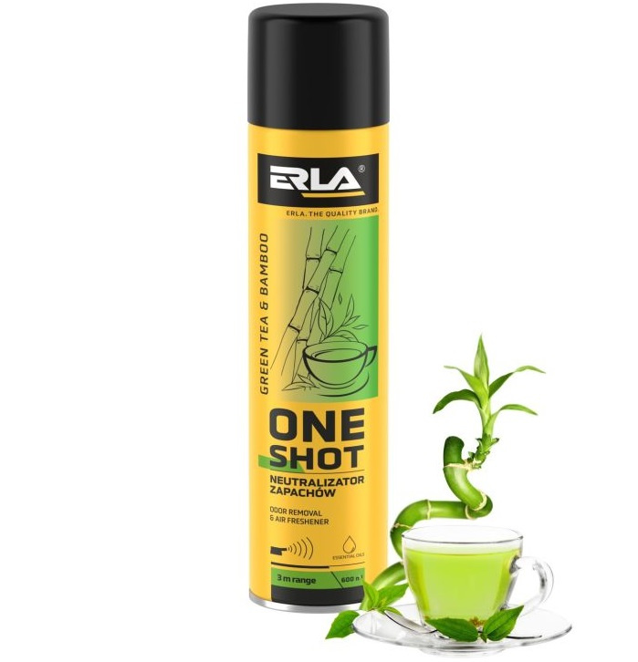 Erla One Shot Spray Indepartat Mirosuri Green Tea &amp; Bamboo 600ML R423