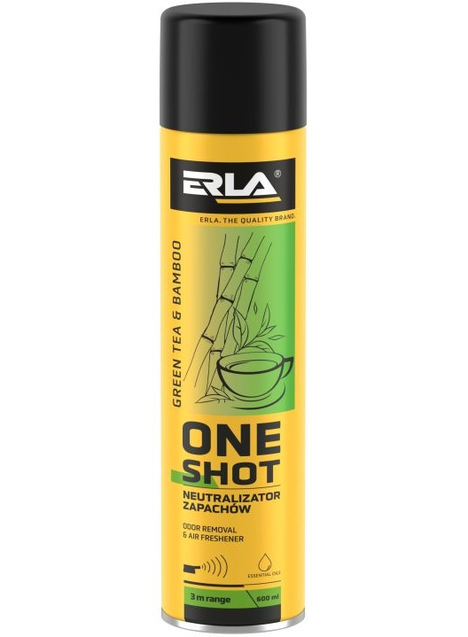 Erla One Shot Spray Indepartat Mirosuri Green Tea &amp; Bamboo 600ML R423