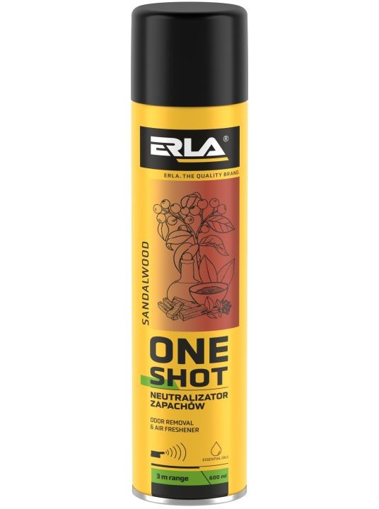 Erla One Shot Spray Indepartat Mirosuri Sandalwood 600ML R422