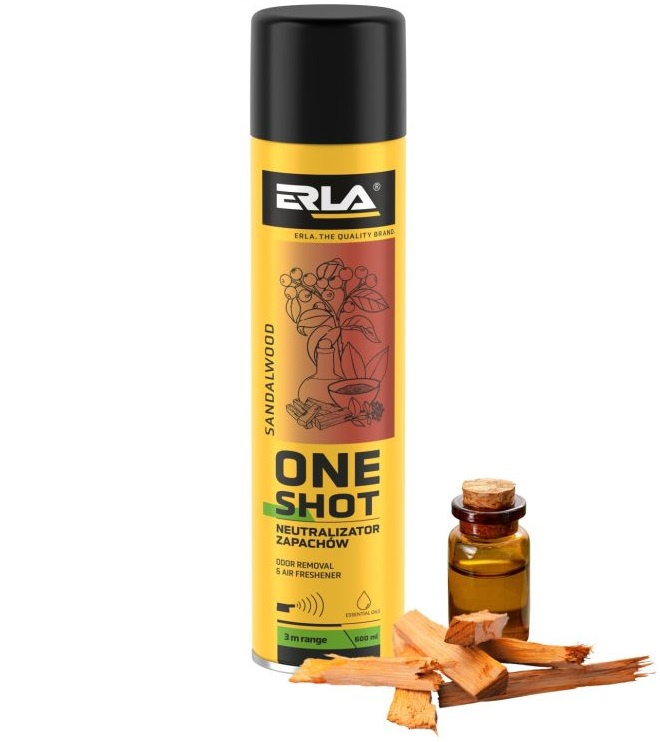 Erla One Shot Spray Indepartat Mirosuri Sandalwood 600ML R422