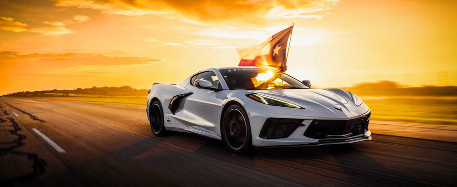 Este cel mai rapid Corvette de ultima generatie din cate exista. Viteza atinsa cu bolidul de 650 CP Este cel mai rapid Corvette de ultima generatie din cate exista. Viteza atinsa cu bolidul de 650 CP