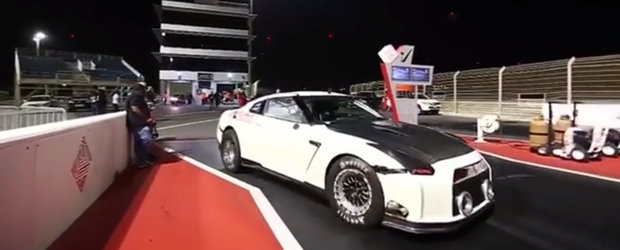 Este cel mai rapid GT-R de pe Pamant! Are 3.000 de cai si a facut sfertul de mila in 6.85 secunde