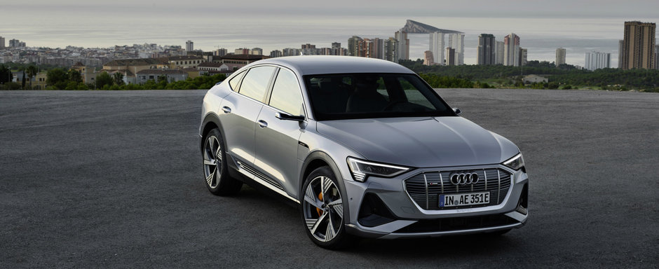 Este doar o chestiune de timp pana sa-l vezi pe strazi. Cat costa in ROMANIA noul e-tron Sportback de la Audi Este doar o chestiune de timp pana sa-l vezi pe strazi. Cat costa in ROMANIA noul e-tron Sportback de la Audi