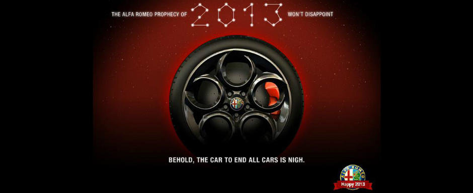 Este oficial. Alfa Romeo 4C vine in 2013!