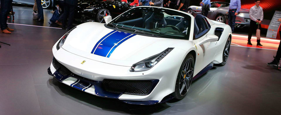 Este una dintre vedetele Salonului. Cea mai puternica decapotabila din istoria Ferrari face suta in 2.85 secunde Este una dintre vedetele Salonului. Cea mai puternica decapotabila din istoria Ferrari face suta in 2.85 secunde