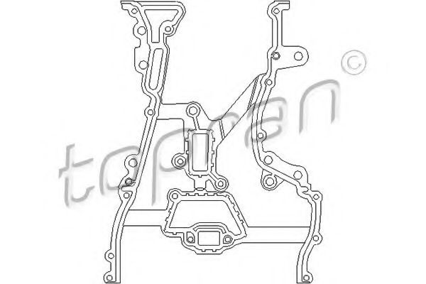 Etansare, pompa ulei OPEL ASTRA G Hatchback (F48, F08) (1998 - 2009) TOPRAN 206 585 piesa NOUA
