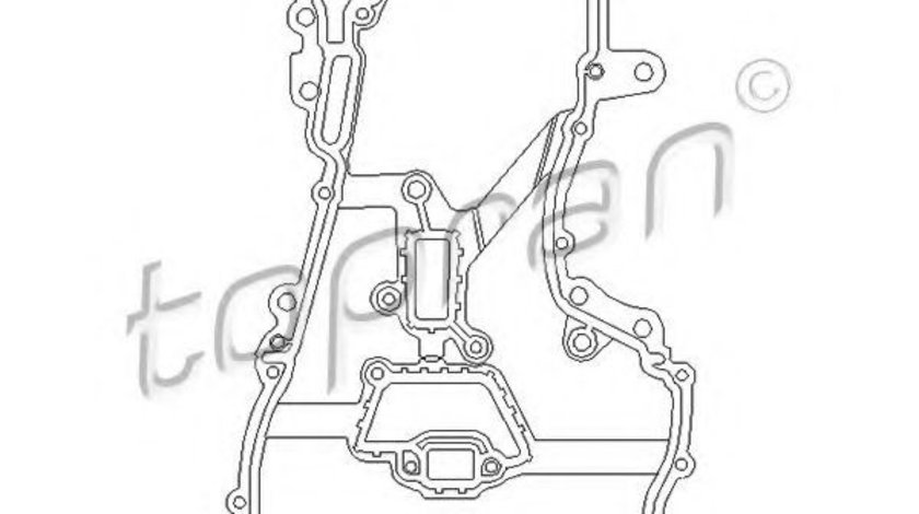 Etansare, pompa ulei OPEL COMBO Tour (2001 - 2016) TOPRAN 206 585 piesa NOUA