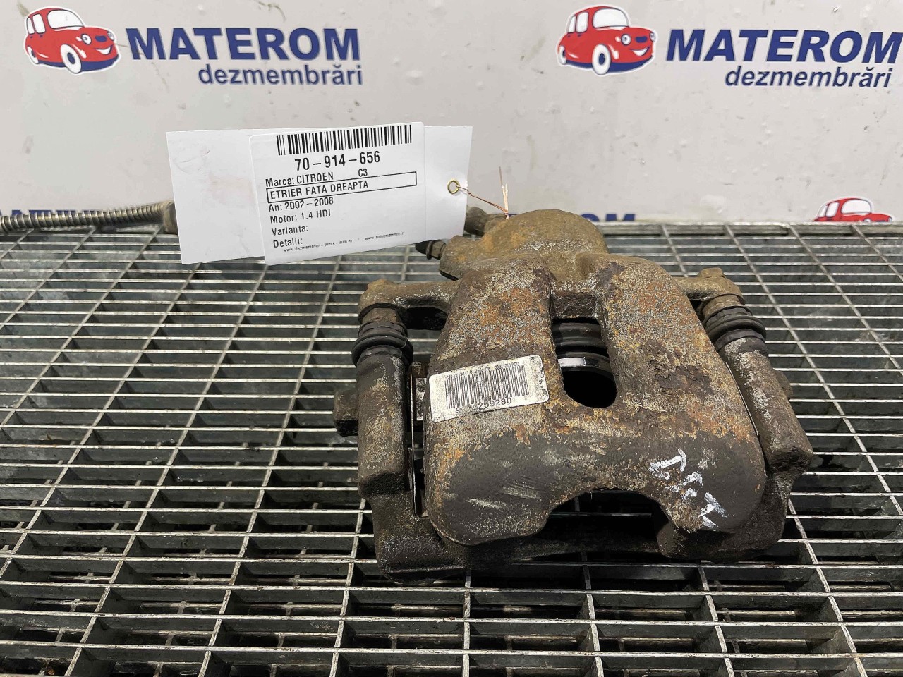 ETRIER FATA DREAPTA CITROEN C3 1.4 HDI - (2002 2008)