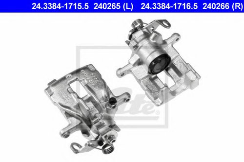 Etrier frana VW TRANSPORTER IV bus (70XB, 70XC, 7DB, 7DW, 7DK) (1990 - 2003) ATE 24.3384-1716.5 pies...
