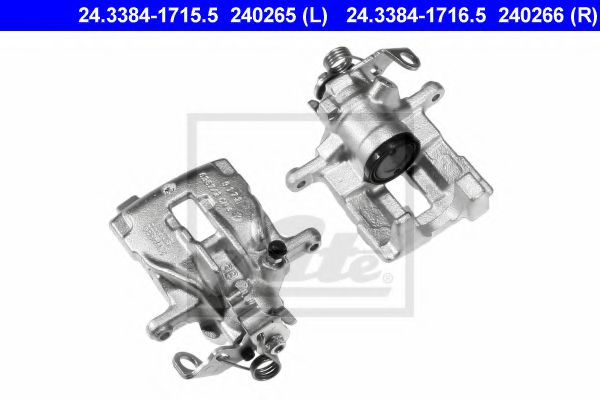 Etrier frana VW TRANSPORTER IV platou / sasiu (70XD) (1990 - 2003) ATE 24.3384-1716.5 piesa NOUA