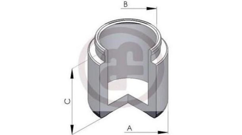 Etrier Nissan SUNNY Mk III hatchback (N14) 1990-1995 #2 150585C